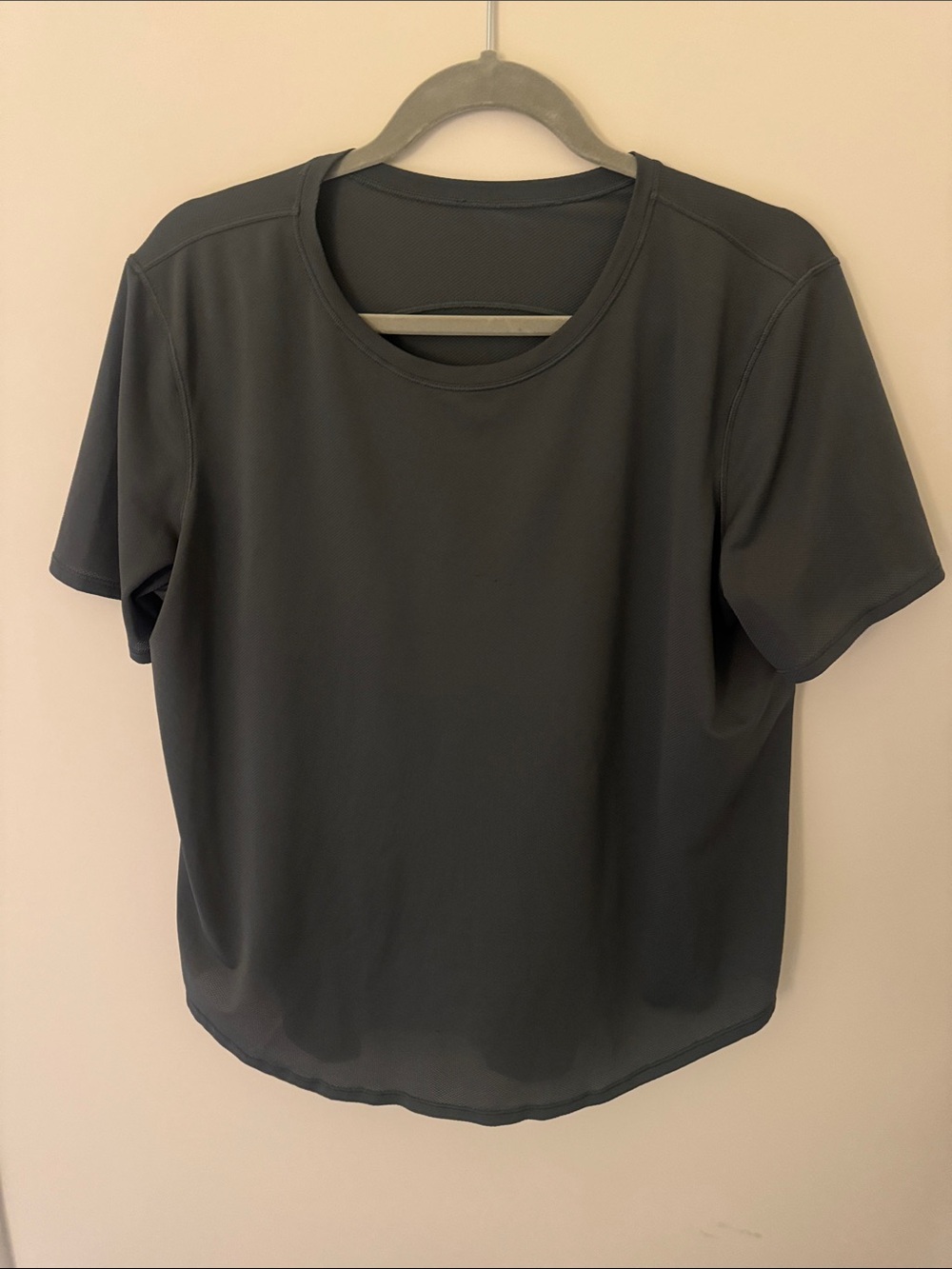 Women’s Lululemon Short-Sleeve Crew Neck Performance T-Shirt - Dark Olive